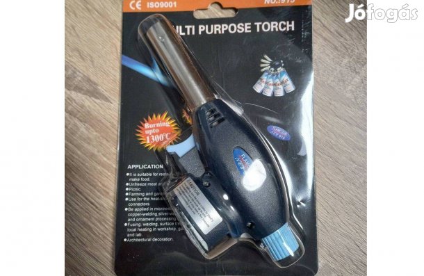 Gázforrasztó gézégő Szakácsfáklya, karamellizáló, flambírozó