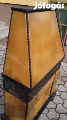 Gázkandalló, gázkonvektor, kiváló állapot, kéményes, látványos, retro,