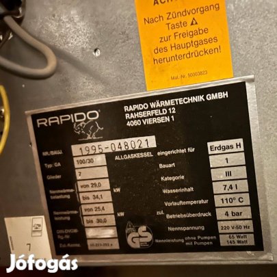 Gázkazán Rapido GA 100/30