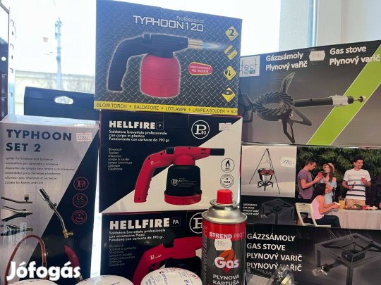 Gázlámpa és gázpatron 190g