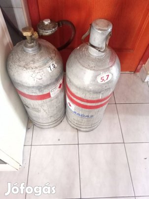 Gázpalack 2darab