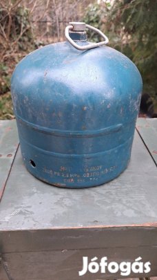 Gázpalack Csehszlovák nyomástartó acél tartály (5,1 liter)