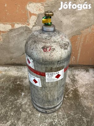 Gázpalack Pb töltött állapotban zárófóliával eladó 20000 Ft Fix áron