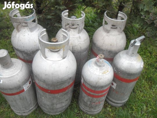 Gázpalack eladó 11.5 és 23 kg bármikor vihetők