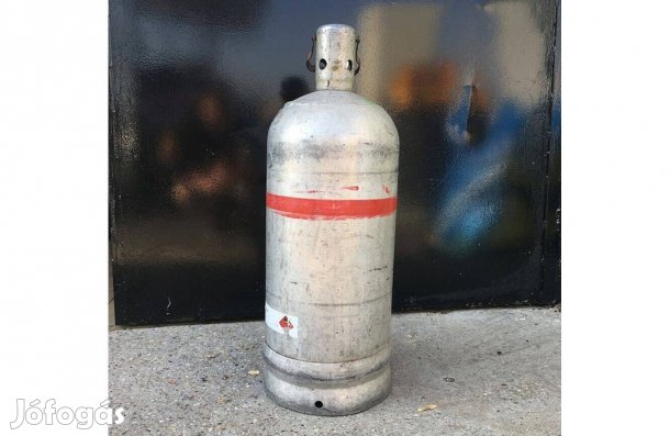 Gázpalack eladó! 11,5 kg-os gyári fóliával lezárt Teli pébé palack