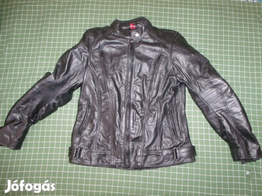 Gear X női S/M méretű motoros bőrdzseki, protektorokkal 37ezer