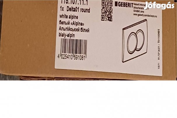 Geberit Delta01 nyomólap eladó!