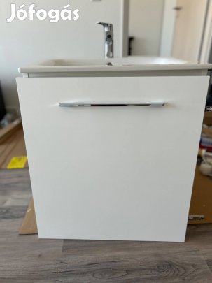 Geberit Selnova Square mosdószekrény,mosdó és Grohe csaptelep, újszerű