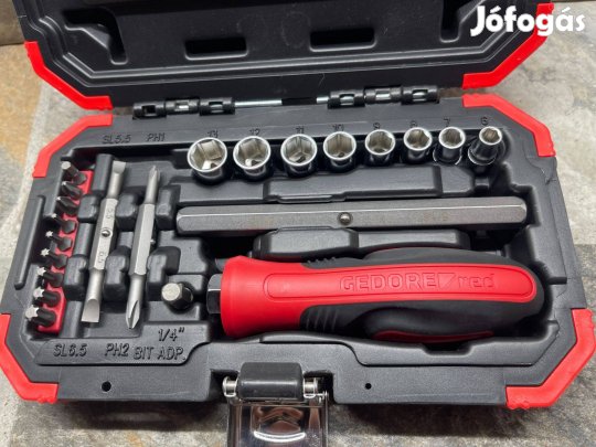 Gedore 24 részes bit és dugókulcs készlet