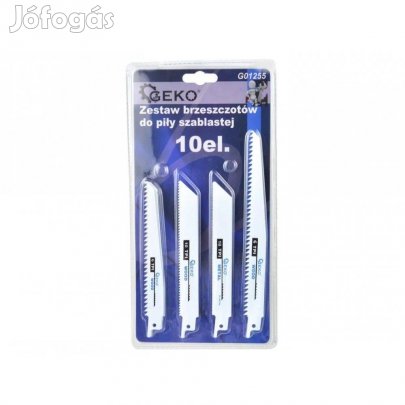 Geko 10 részes szablyafűrészlap készlet