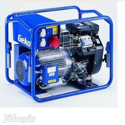 Geko 18hp 7,5kw  nagy teljesítményű áramfejlesztő, aggregátor 
