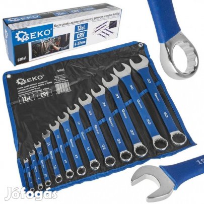 Geko csillag-villáskulcs készlet, 6-32 mm, 12 db