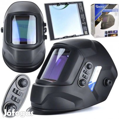 Geko fényre sötétedő nagy látómezős automata hegesztőpajzs , (köszöröl