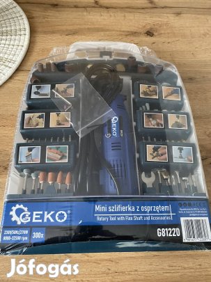 Geko mini köszörű, fúró, gravírozó, csiszoló, 270W, 300 darabos
