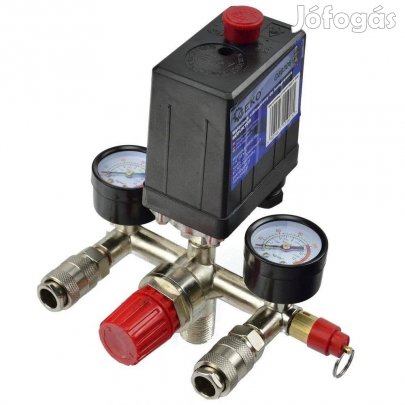 Geko nyomáskapcsoló, nyomásszabályzó szelep 230V
