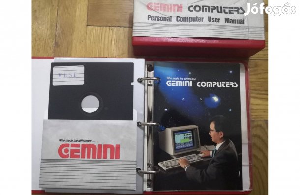 Gemini Computers Personal Computer User Manual 1986 MS DOS Gyűjtőknek