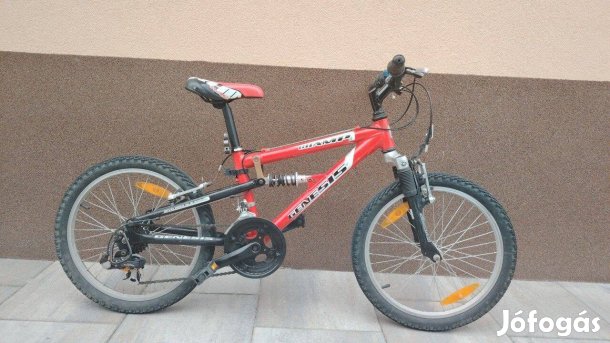 Genesis 20"-os aluvázas, összteleszkópos, MTB kerékpár jó és szé