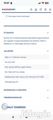 Genesis Melissa 24" lány MTB kerékpár 