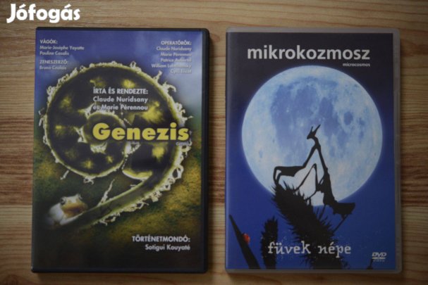 Genezis DVD + Mikrokozmosz DVD Természetfilmek