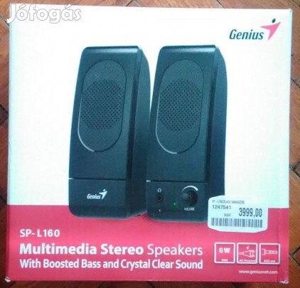 Genius SP-L160 hangfalszett nem volt használva