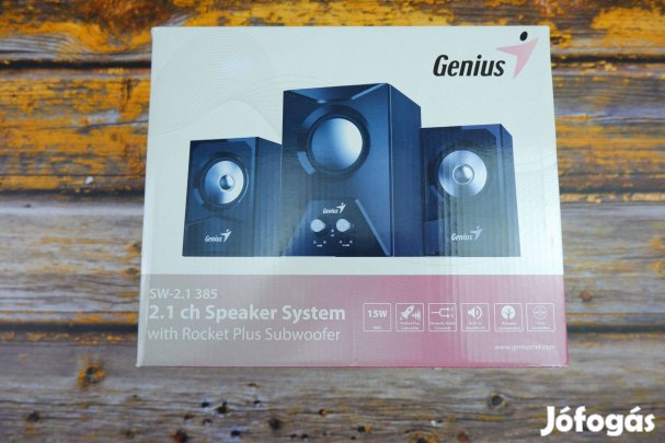 Genius SW-2.1 385 aktív hangfal 2.1 fekete