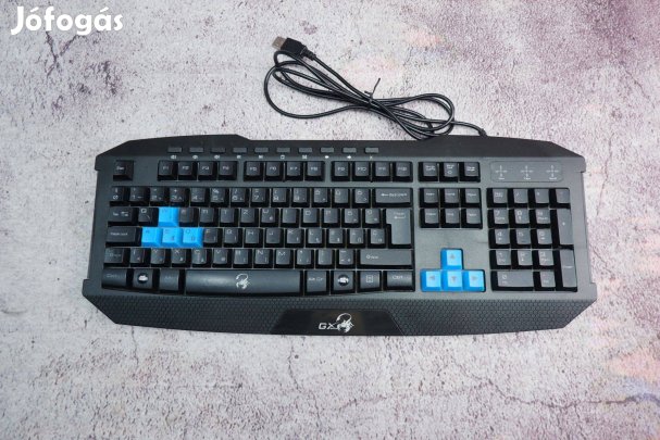 Genius Scorpion K215 magyar vezetékes billentyűzet fekete RGB USB