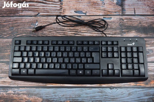 Genius USB magyar vezetékes billentyűzet fehér KB-110X #2