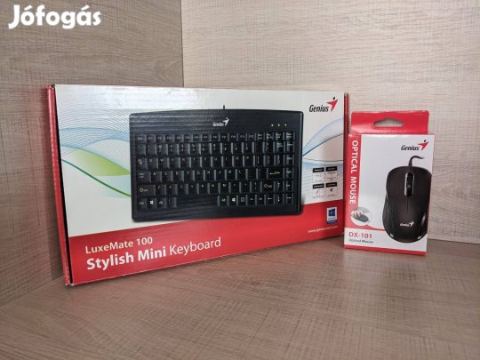 Genius, Billentyűzet + Egér, Vezetékes (USB-A), Új  