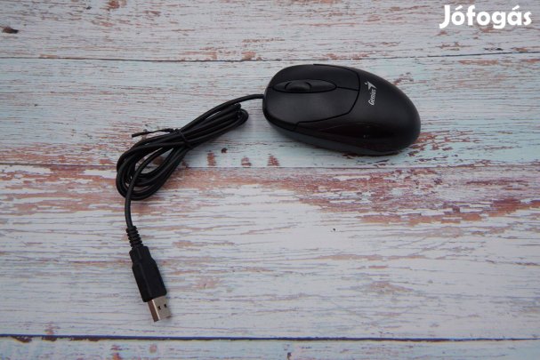 Genius vezetékes optikai egér USB Fekete Xscroll GM-120014