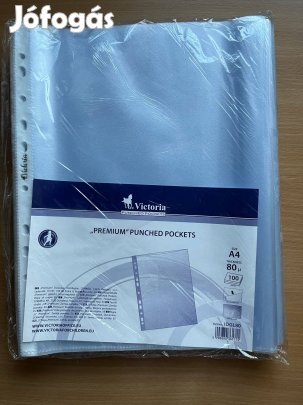 Genotherm, lefűzhető, A4, 80 mikron, narancsos felület, Viktoria (100