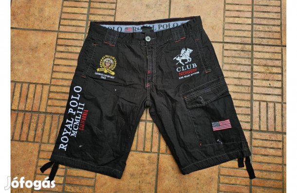 Geographical Norway hímzett térdnadrág rövidnadrág L XL