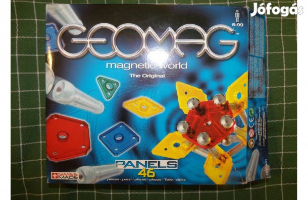 Geomag Panels 46db mágneses építőjáték újszerű építő játék