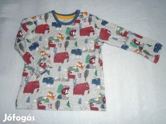 George állat mintás hosszú ujjú felső 3-6 hó (méret 68)