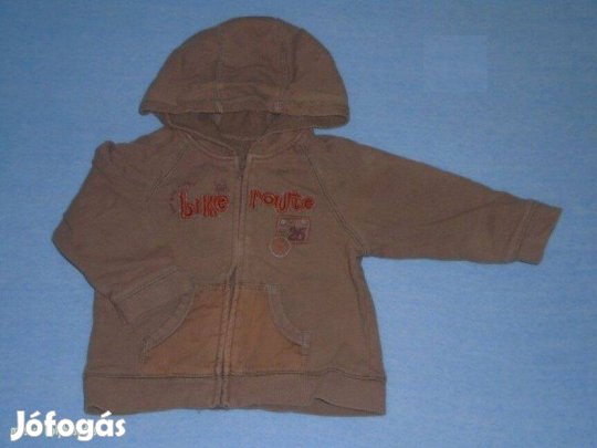 George barna kapucnis cipzáras pulóver 6-9 hó (méret 74)