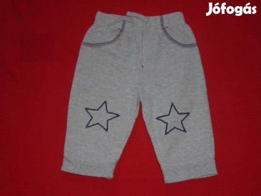 George csillag mintás pamut nadrág 3-6 hó (méret 68)