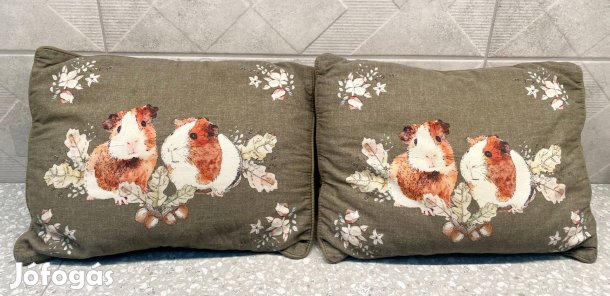 George.home tengerimalac mintás díszpárnák 45x35 cm, új állapot