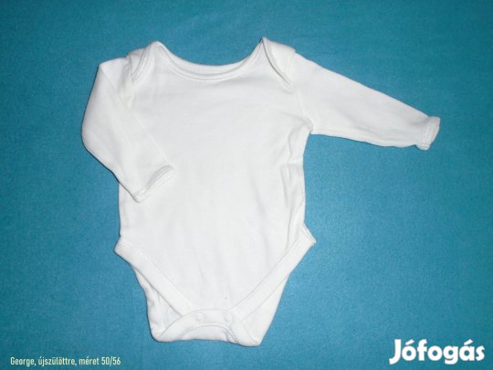 George hosszú ujjú body újszülöttre (méret 50 / 56)