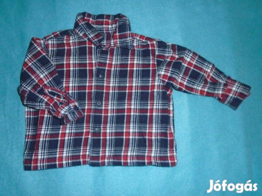 George kockás hosszú ujjú ing 3-6 hó (méret 68)