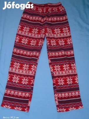 George mintás piros polár nadrág 9-10 évesre (méret 134 / 140)