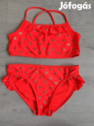 George szivecskés bikini, fürdőruha - 10-11 év, 140-146