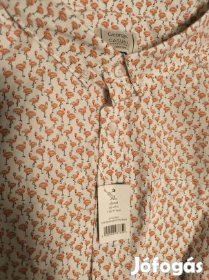 George új, flamingós ing