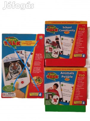 Geosafari Smart Talk kártyák 2 csomag Új angol nyelvtanulás gyerekekne