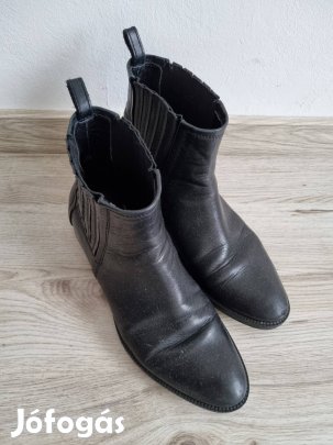 Geox 39-es fekete bőr bokacsizma