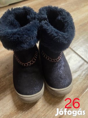 Geox kislány bundás meleg csizma 26 méretben