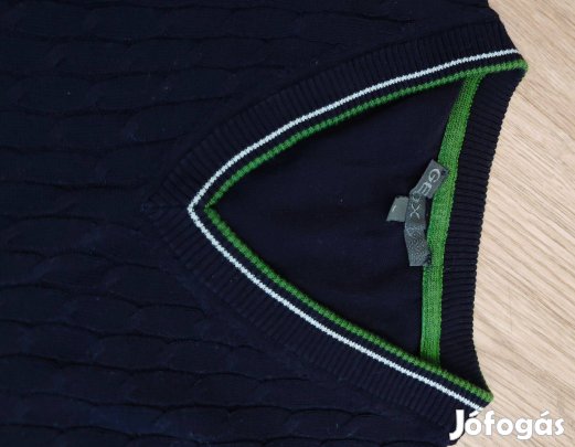 Geox sötétkék finomkötött férfi vékony pulóver L