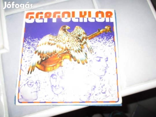 Gépfolklor bakelit hanglemez (SP) eladó