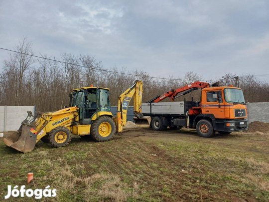 Gépi Földmunka/Bontás/Darus Billencs