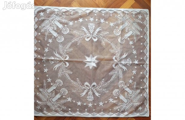 Gépi csipke terítő 2 db