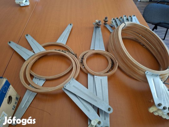 Gépi hímzőkeret és hímző cérna