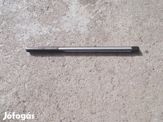 Gépi hosszú szárú anyamenetfúró M10, HSS egyenes hornyú, hazai,Profi